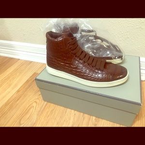 Tom Ford Crocodile Skin Sneakers